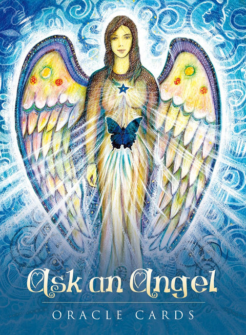 Ask an Angel Oracle cards Blue Angel