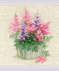 Astilbe. Cross Stitch kit by RIOLIS Ref. no.: 2059 - Hobby.lt 🇬🇧