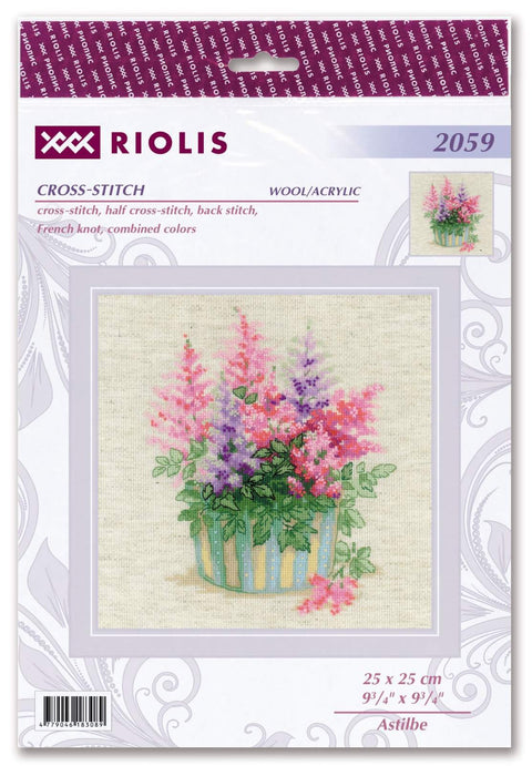 Astilbe. Cross Stitch kit by RIOLIS Ref. no.: 2059