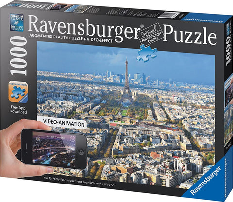 Augmented Reality Above The Roofs Of Paris Puzzle - 1000 Piece - Hobby.lt 🇬🇧