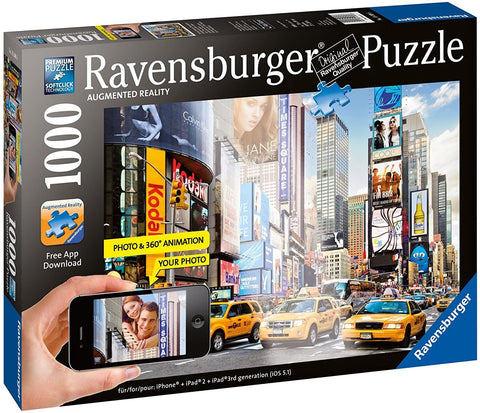 Augmented Reality Times Square New York Puzzle - 1000 Piece - Hobby.lt 🇬🇧