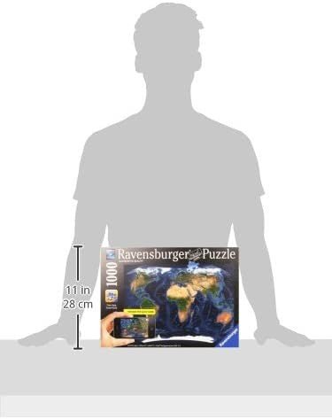 Augmented Reality World Map Puzzle 1000 - Hobby.lt 🇬🇧