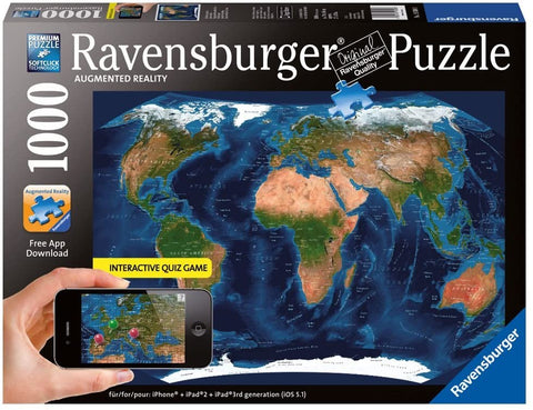 Augmented Reality World Map Puzzle 1000