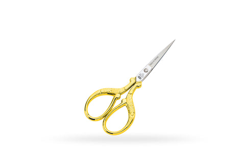 Embroidery scissors with gold handles 9 cm