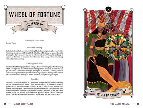 Auset Gypsy Tarot Cards Schiffer Publishing