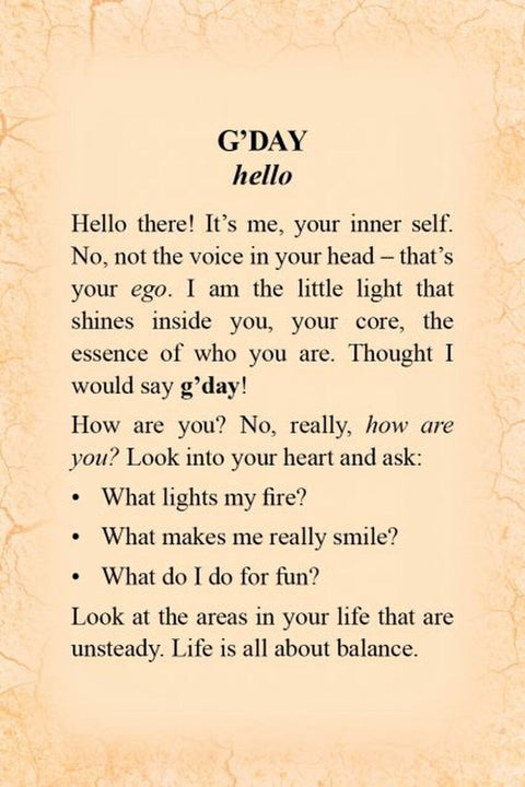 Aussie Affirmation Oracle cards Animal Dreaming - Hobby.lt 🇬🇧