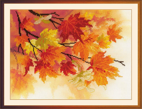 Autumn Colors - Cross Stitch Kit from RIOLIS Ref. no.:0054PT - Hobby.lt 🇬🇧