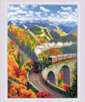 Autumn Express. Cross Stitch kit by RIOLIS Ref. no.: 2211 - Hobby.lt 🇬🇧