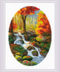 Autumn Foliage. Cross Stitch kit by RIOLIS Ref. no.: 1978 - Hobby.lt 🇬🇧