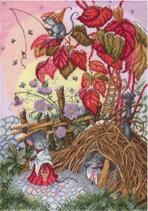Autumn Morning SNV - 628 cross stitch kit by MP Studio - Hobby.lt 🇬🇧
