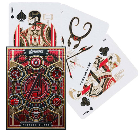 Avengers Red Edition The Infinity Saga Theory11 playing cards - Hobby.lt 🇬🇧