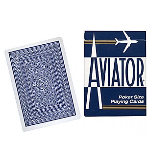 Aviator Jumbo poker cards (Blue) - Hobby.lt 🇬🇧