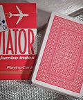 Aviator Jumbo poker cards (Red) - Hobby.lt 🇬🇧