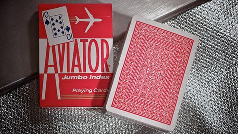 Aviator Jumbo poker cards (Red) - Hobby.lt 🇬🇧