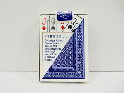 Aviator Pinochle Standard poker cards (Blue) - Hobby.lt 🇬🇧