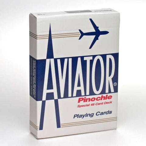 Aviator Pinochle Standard poker cards (Blue) - Hobby.lt 🇬🇧