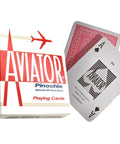 Aviator Pinochle Standard poker cards (Red) - Hobby.lt 🇬🇧