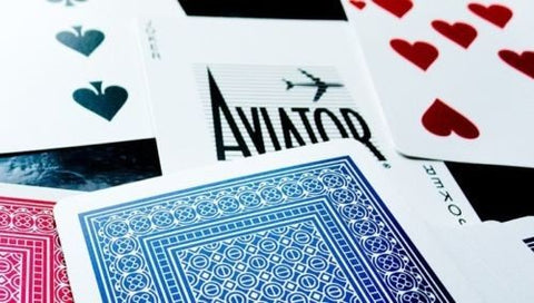 Aviator Standard poker cards (Blue) - Hobby.lt 🇬🇧