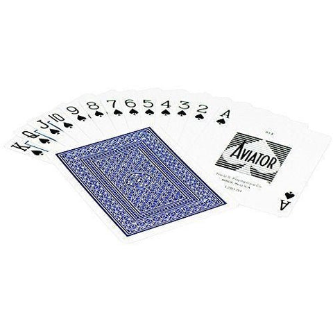 Aviator Standard poker cards (Blue) - Hobby.lt 🇬🇧