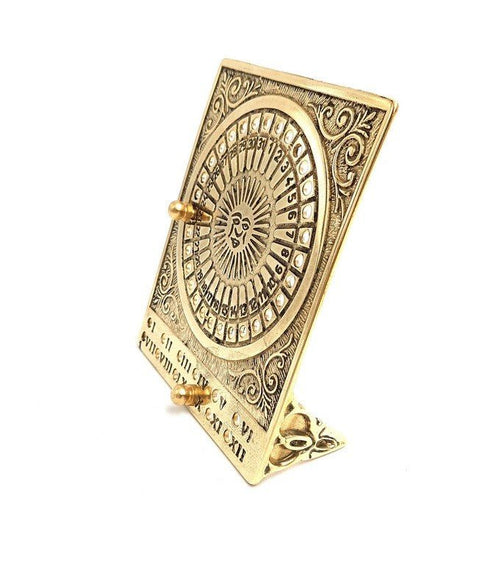 Aztec Decorative Brass Calendar - ST485 - Hobby.lt 🇬🇧