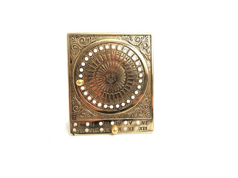 Aztec Decorative Brass Calendar - ST485 - Hobby.lt 🇬🇧