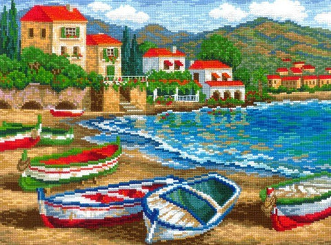 Azure Bay SANL - 13 - Cross Stitch Kit by Andriana - Hobby.lt 🇬🇧