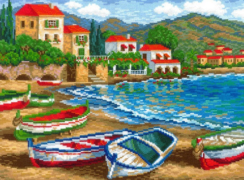 Azure Bay SANL-13 - Cross Stitch Kit by Andriana