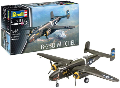 B - 25D Mitchell - Plastic Modelling Kit By Revell - Hobby.lt 🇬🇧