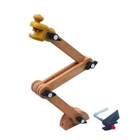 Adjustable Wooden Embroidery Stand with Table Clamp, Nurge