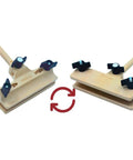 2-in-1 Snap Holder Attachment with Wooden Handle, Nurge