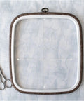 Nurge Flexi Hoop Square 23x25 cm, Dark Brown