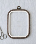Nurge Flexi Hoop Square 18x20 cm, Dark Brown