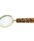 Magnifying glass with brass frame horn handle - NC2356