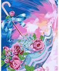 Wizardi Painting by Numbers Kit Umbrella 40x50 cm R006