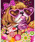 Wizardi Painting by Numbers Kit Sweet Tooth 40x50 cm R008