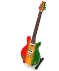 Bob Marley Tribute Ganja Mini Guitar MGT-0468