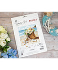 Petit Point Embroidery Kit Azure Beach, Luca-S