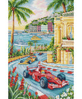 F1 Monaco Grand Prix Cross Stitch Kit, Luca-S