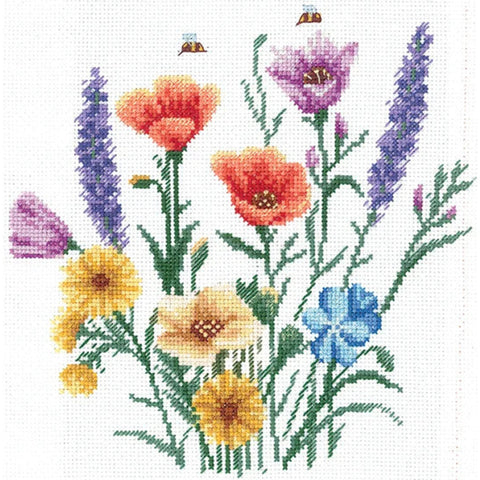 Cross Stitch Embroidery Kit Colours of Summer Andriana
