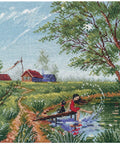 Cross Stitch Embroidery Kit Summer Fun Oven