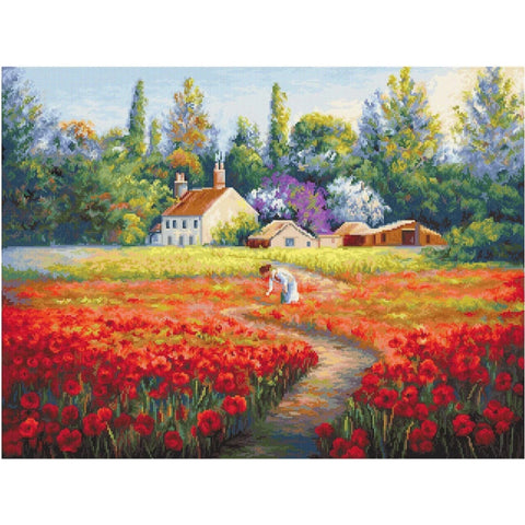 Petit Point Cross Stitch Embroidery Kit, Luca-S