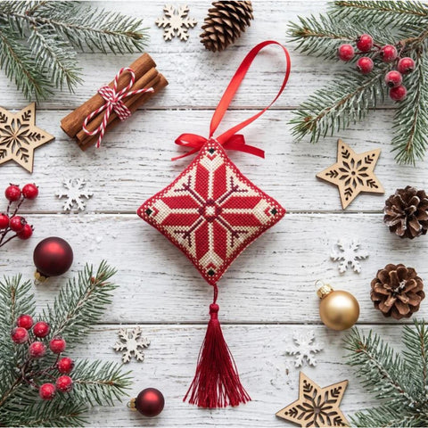 3D Christmas Angel Cross Stitch Kit, Abris Art