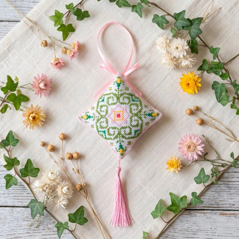 3D Christmas Cross Stitch Kit, Morning Star Ornament, Abris Art