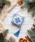 3D Christmas Ornament Cross Stitch Kit, Frosty Ornament, Abris Art