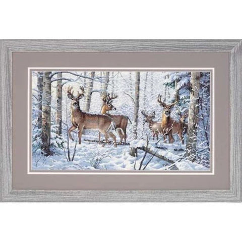 Dimensions Winter Forest Cross Stitch Kit