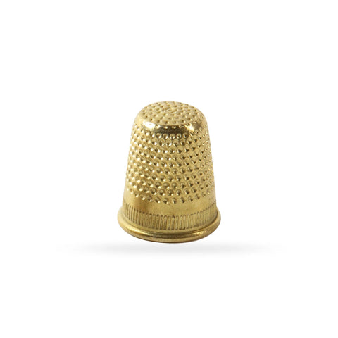 Gold plated thimble 17 mm