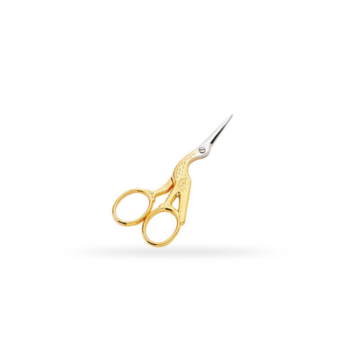 Stork scissors gold 11.5 cm