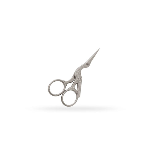Stork embroidery scissors sand-blasted 9 cm