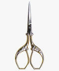 Golden embroidery scissors gold handles 9 cm
