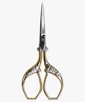 Golden embroidery scissors gold handles 9 cm